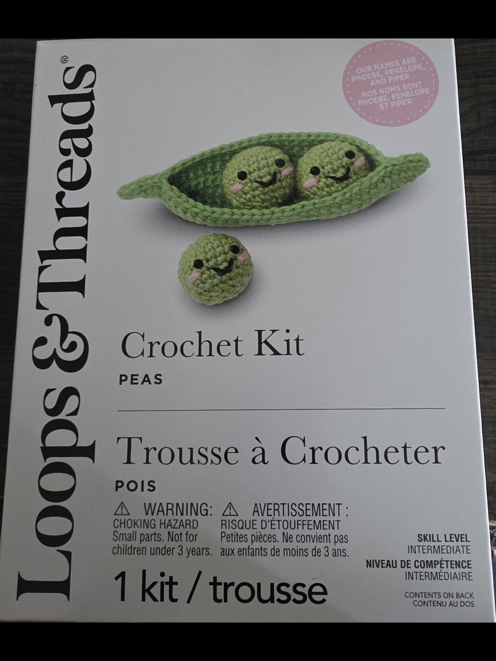 Beginners Crochet Kit - Green Peas